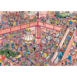 Genoptrykt Puslespil af JVH "Shop Till You Drop" 1000 Brikker