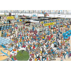 Genoptrykt Puslespil af JVH "Departure Hall" 1000 Brikker