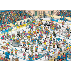 Genoptrykt Puslespil af JVH "Ice Hockey" 1000 Brikker