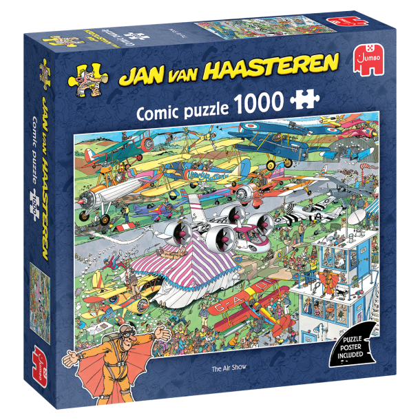 Genoptrykt Puslespil af JVH "The Air Show" 1000 Brikker