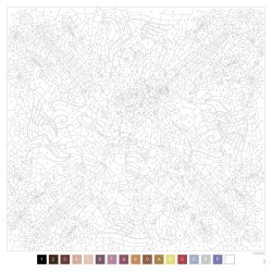 Disney Paint-by-Number - Mandala (Aladdin &amp; others)