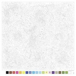 Disney Paint-by-Number - Mandala (Aladdin &amp; others)