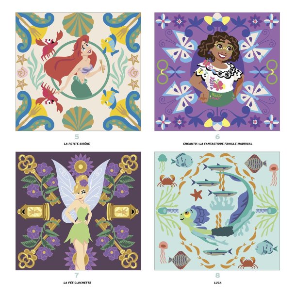 Disney Paint-by-Number - Mandala (Aladdin &amp; others)
