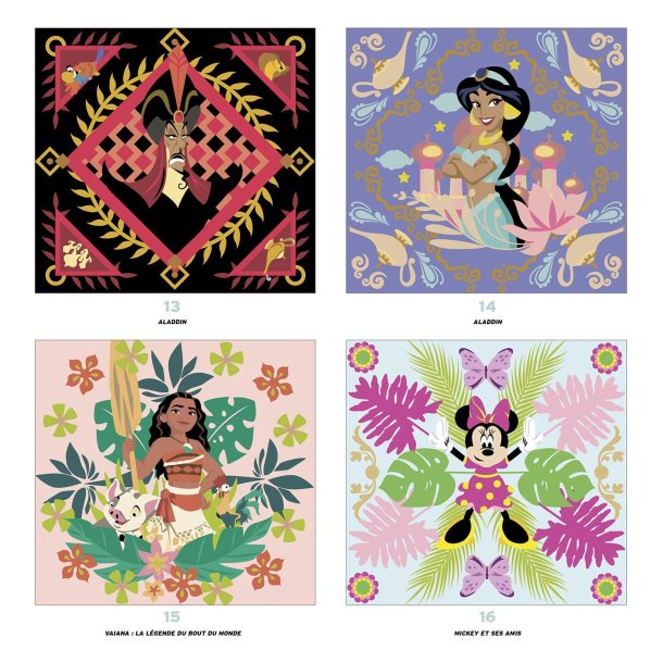 Disney Paint-by-Number - Mandala (Aladdin &amp; others)
