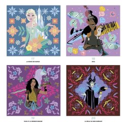 Disney Paint-by-Number - Mandala (Aladdin &amp; others)