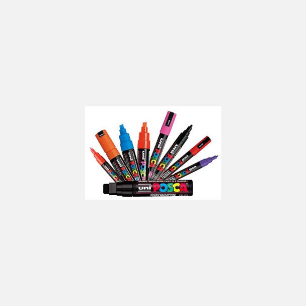 POSCA Ultimativt sortiment - PC-1M, PC-1MR, PC-3M (96 stk)