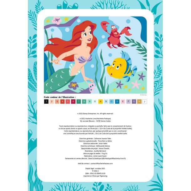 Diamond painting Disney  official -  The Little Mermaid