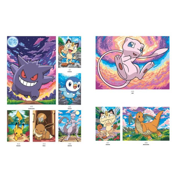 Disney Paint-by-Numbers - Pokemon