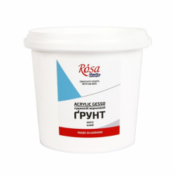 Rosa Hvid Gesso, 500 ml.