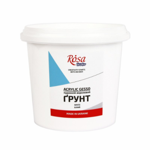 Rosa Hvid Gesso, 500 ml.