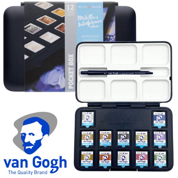 Van Gogh Akvarel - Pocketbox 12-Pan St Specialty