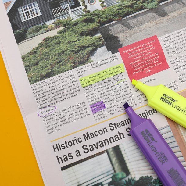 Mobee - Highlighters Neonfarver 6-pak