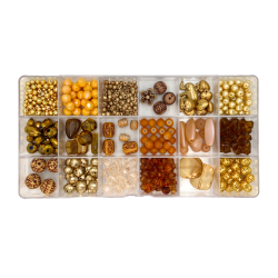 Glasperlest - Karneolorange