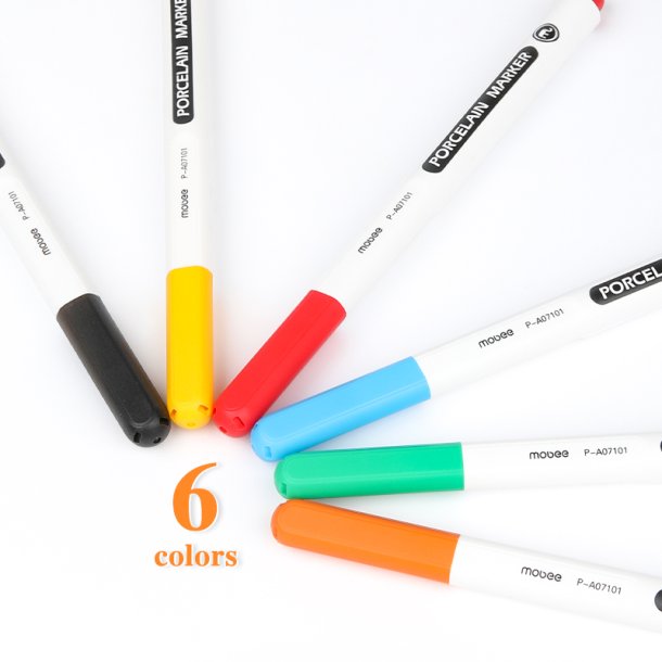 Mobee Glas- &amp; Porcelnstuscher - 6-Pak