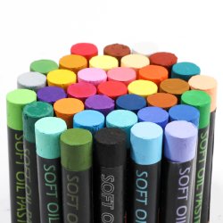 Mobee Blde Oliepasteller, Klassiske Farver - 36+2-Pak