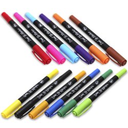 Mobee - Dualtip Marker Fine &amp; Extra Fine 12-Pak
