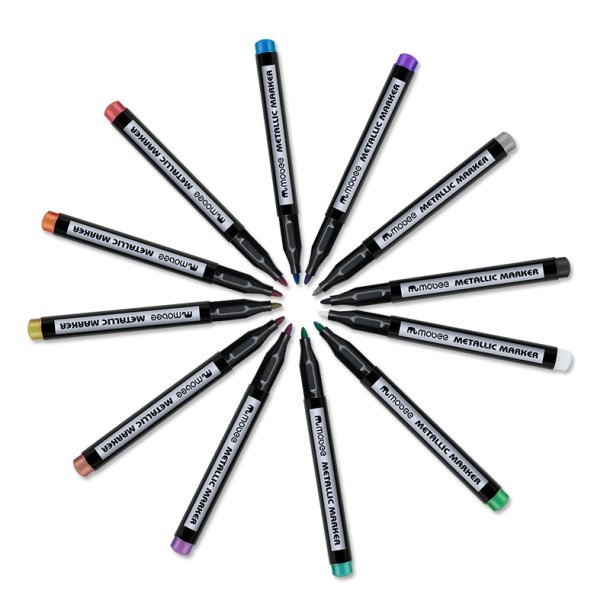 Mobee - Metallic Markers 12-Pak