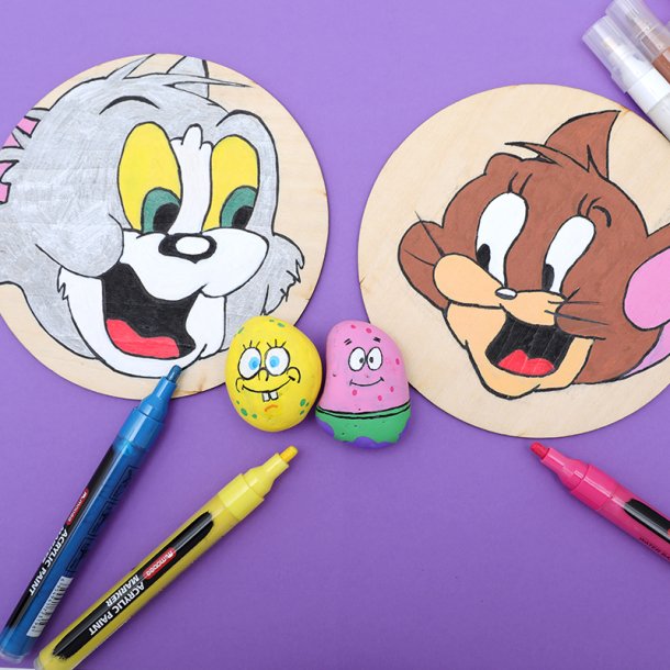 Mobee - Akryltusch Medium Tip 20-Pak