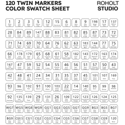 Roholt Studio 120 Twinmarkers - Alkoholbaseret