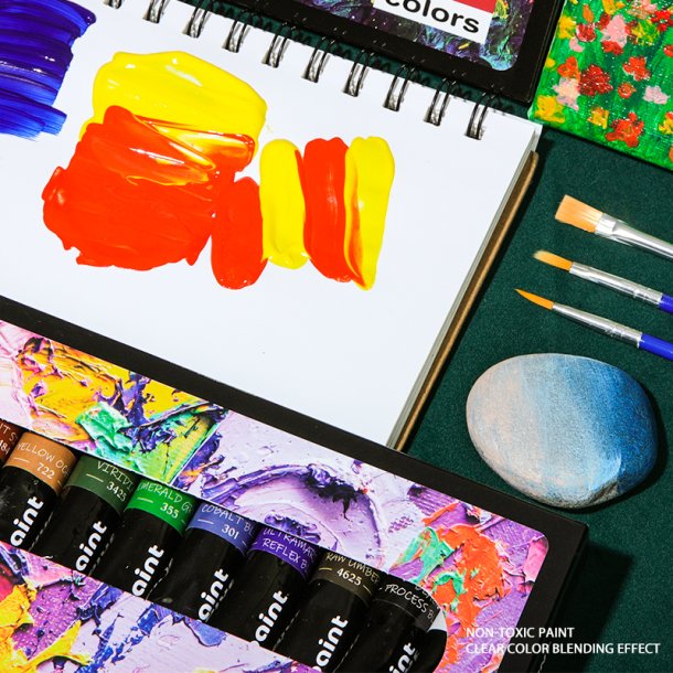 Mobee - Akrylmaling 12-Pak