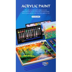 Mobee - Akrylmaling 12-Pak