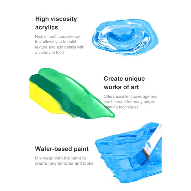 Mobee - Akrylmaling 12-Pak