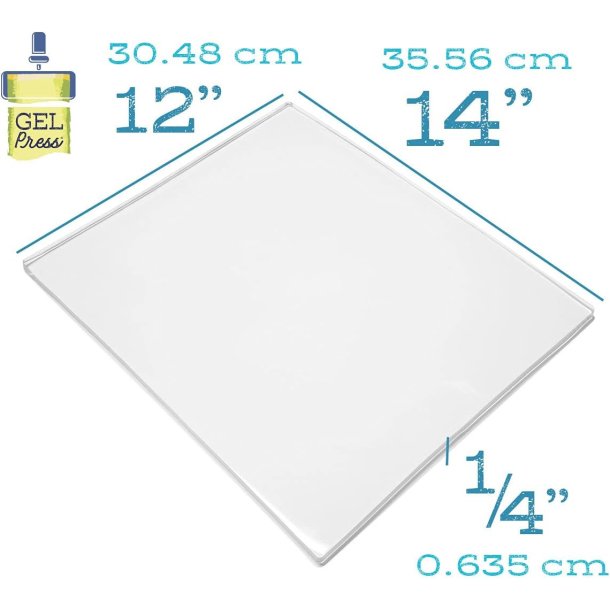 Gel Plate 30,48 x 35,56 cm