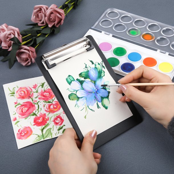 Mobee Akvarelst i Plastikske - 12-Pak