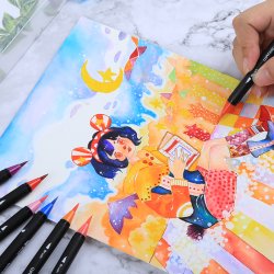 Mobee - Watercolor Brushpens 48-Pak