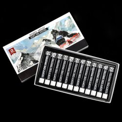 Mobee Hvide Oliepasteller - 12-pak