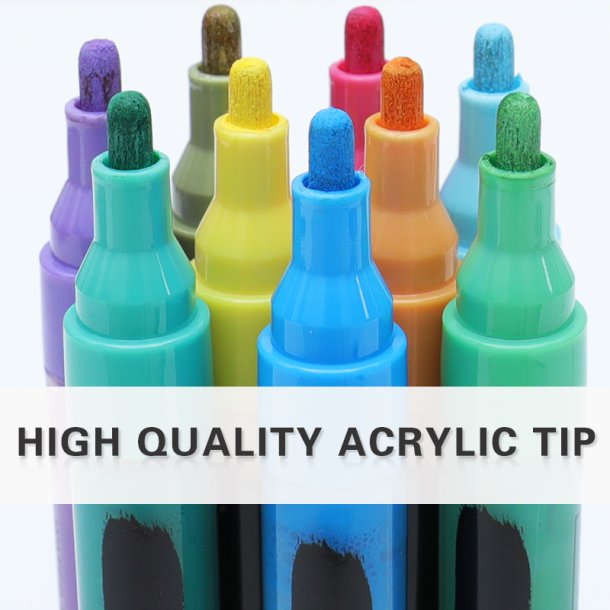 Mobee - Akryltusch Medium Tip 20-Pak