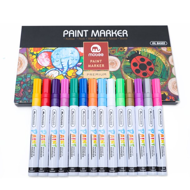 Mobee - Paint Markers Medium Tip 18-Pak