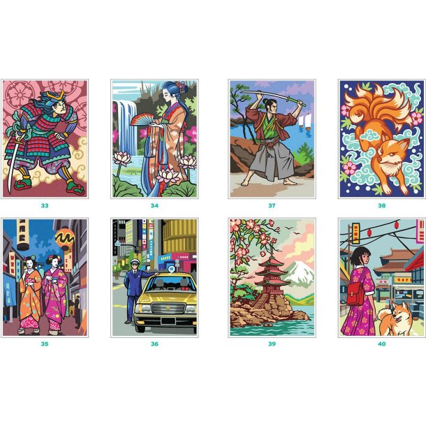 Paint-by-Numbers - Treasures of Japan