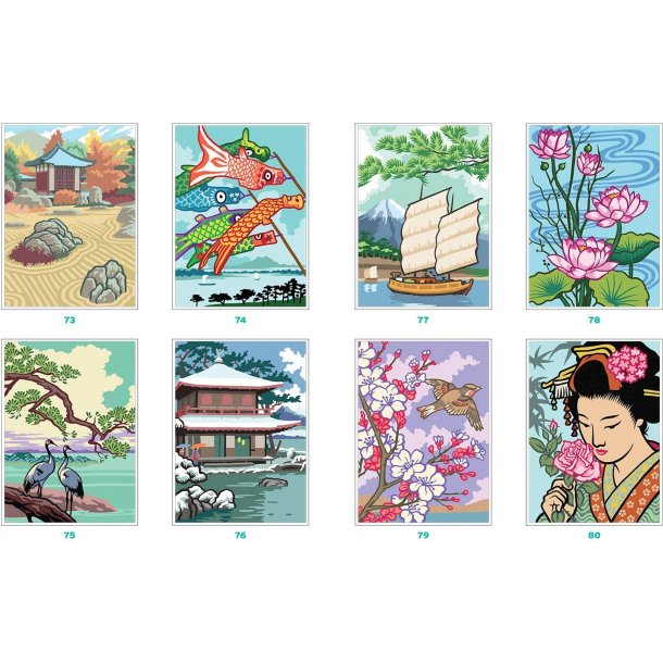 Paint-by-Numbers - Treasures of Japan