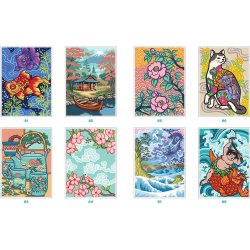 Paint-by-Numbers - Treasures of Japan