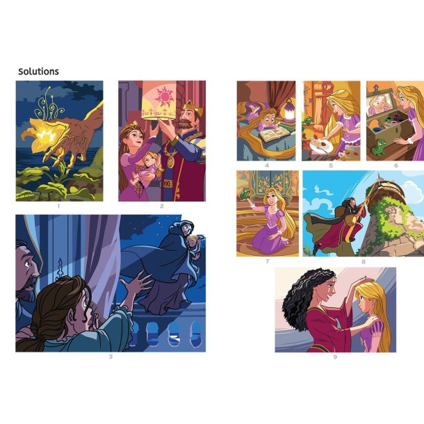 Disney Paint-by-Numbers - Rapunzel