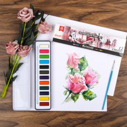 Mobee Akvarelst i Metaletui - 12-Pak