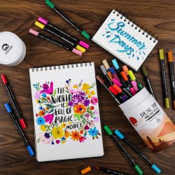 Mobee - 36-Pak Dual Tip Brushpens