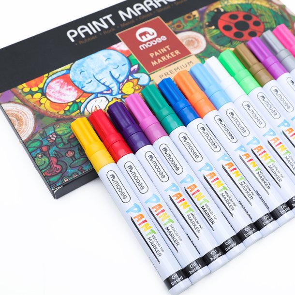 Mobee - Paint Markers Medium Tip 18-Pak