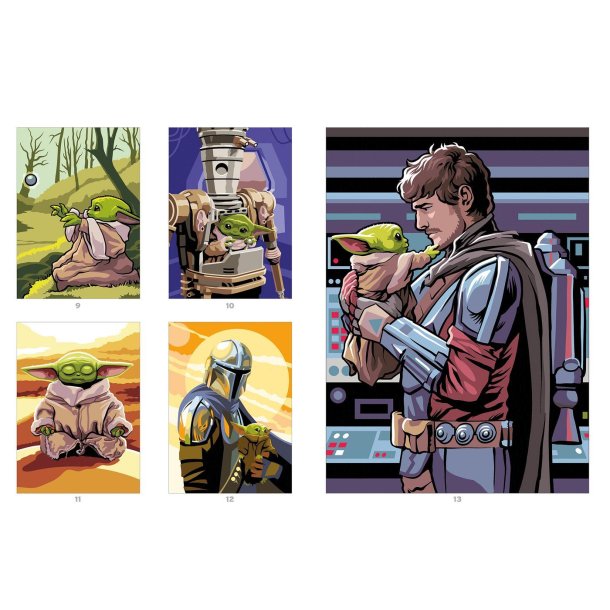100% Grogu Mandalas, Mystery Coloring &amp; Scenes