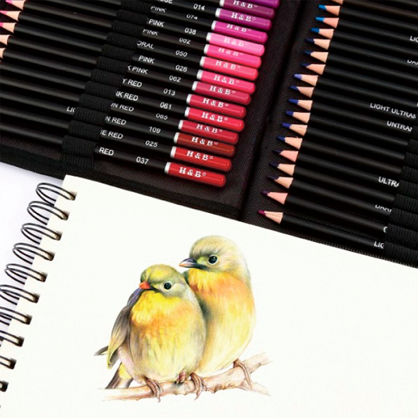 H&B Komplet Tegnes�t i Etui - 145-Dele