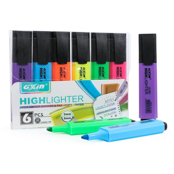 Mobee - Highlighters Neonfarver 6-pak