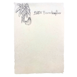 Hndlavet Bananpapir A4 Ivory 90G - 6-pak