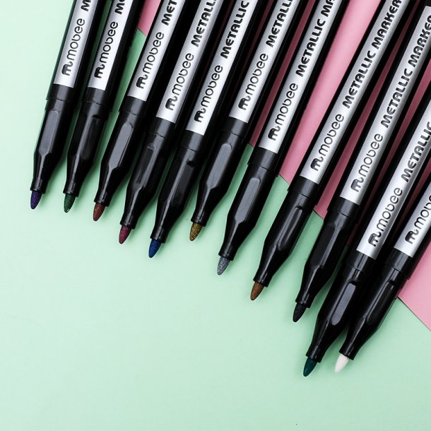 Mobee - Metallic Markers 12-Pak