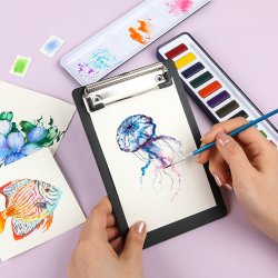 Mobee Akvarelst i Metaletui - 12-Pak