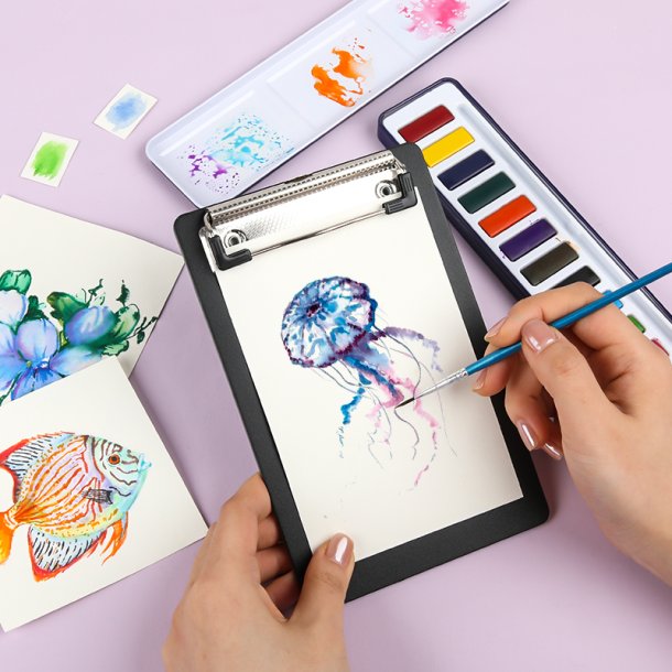 Mobee Akvarelst i Metaletui - 12-Pak