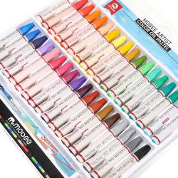 Mobee Farvede Oliepasteller - 36-Pak