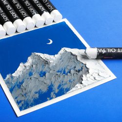 Mobee Hvide Oliepasteller - 12-pak