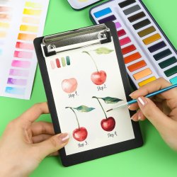 Mobee Akvarelst i Metaletui - 24-Pak