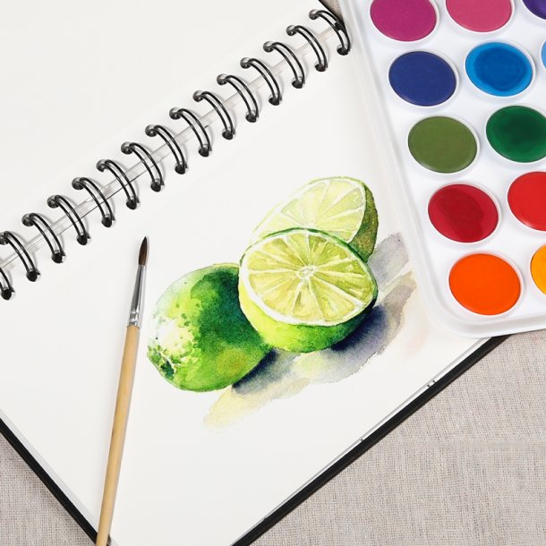 Mobee Akvarelst i Plastikske - 28-Pak